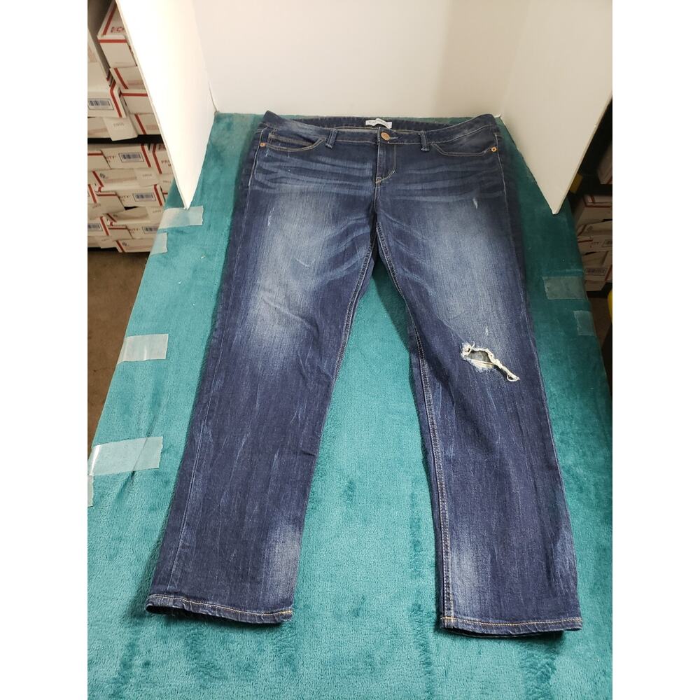 Express Jeans Size 12 Womens Blue Denim Pants Ladies Low Rise Relaxed Boyfriend